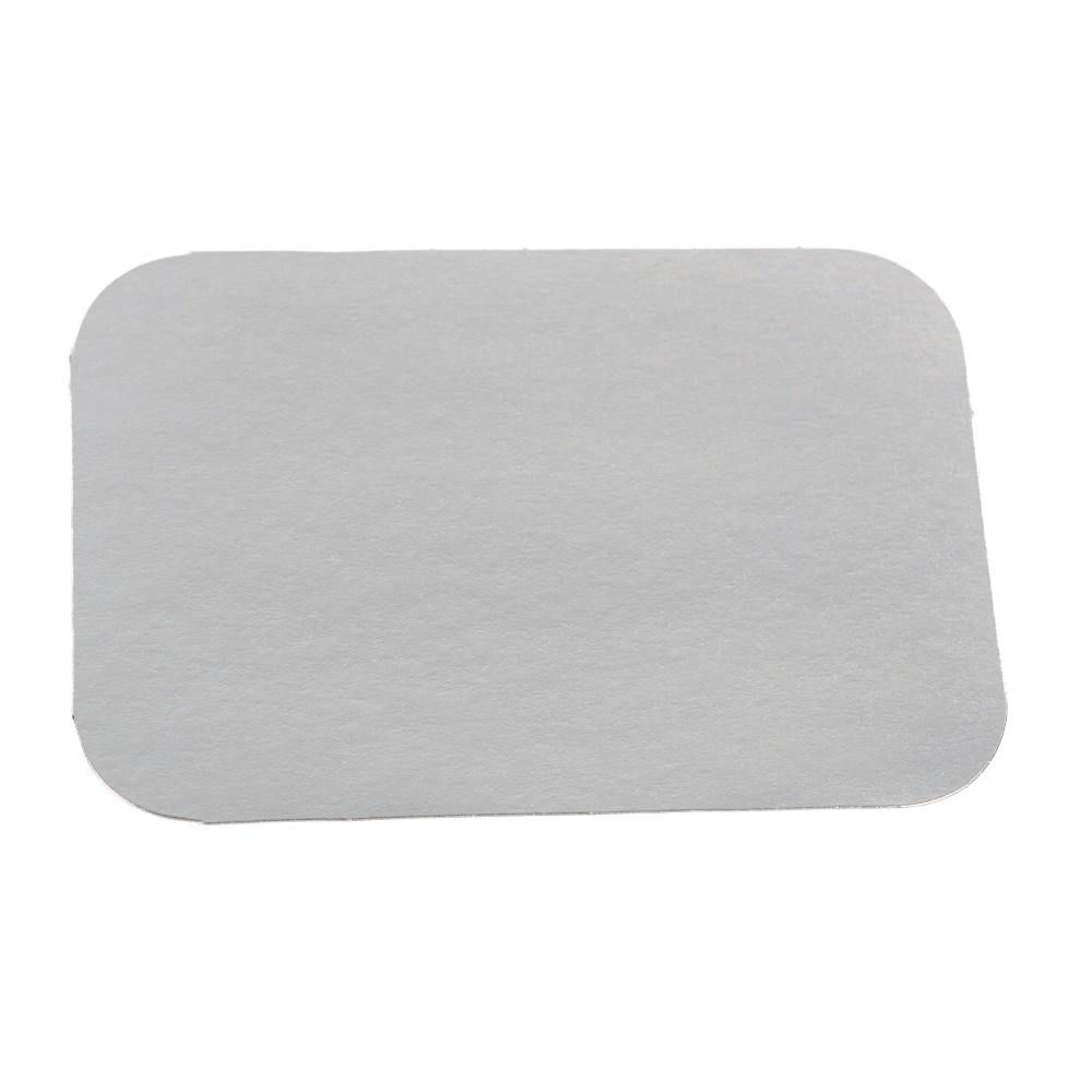 Foil Flat Lid for 66 oz. Foil Oblong Food Container - Case of 250