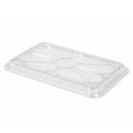 Clear Polystyrene Dome Lid for 66 oz. Foil Oblong Food Container - Case of 250