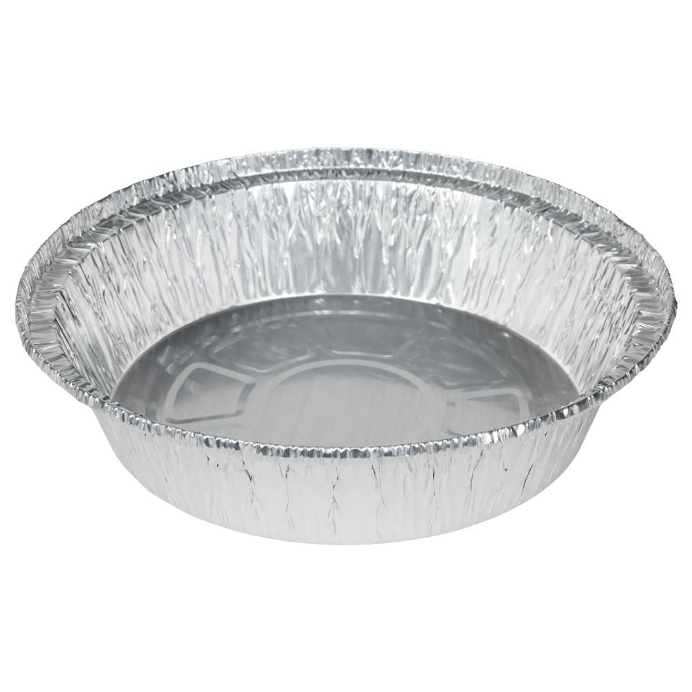 7" Silver Foil Round Food Container (Lid Sold Separately) - Case of 500