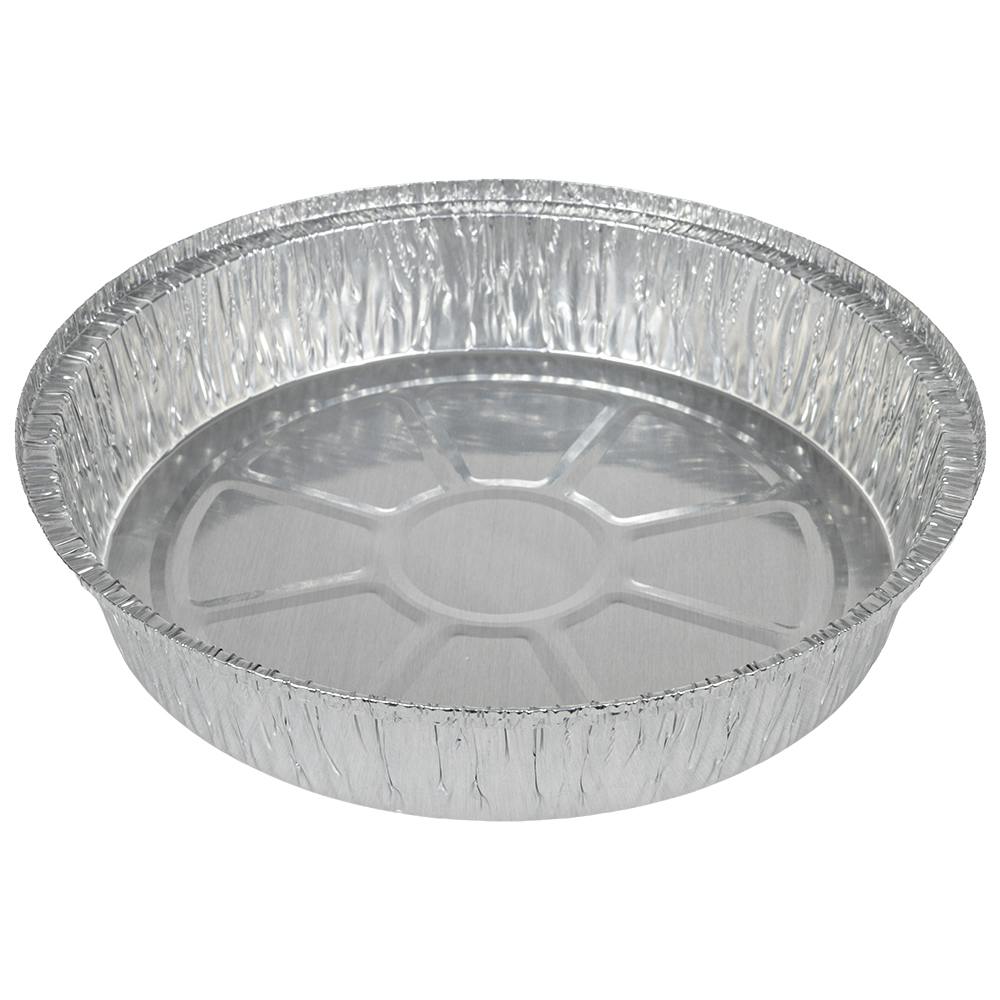 9" Silver Foil Round Food Container (Lid Sold Separately) - Case of 500