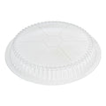 Clear Polystyrene Dome Lid for 7" Foil Round Food Container - Case of 500