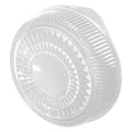 Clear Polystyrene Dome Lid for 12" Foil Round Catering Tray - Case of 25