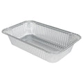 1/4 Size Silver Foil Deep Steam Table Buffet Pan (Lid Sold Separately) - Case of 250
