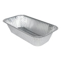 1/3 Size Silver Foil Deep Steam Table Buffet Pan (Lid Sold Separately) - Case of 100