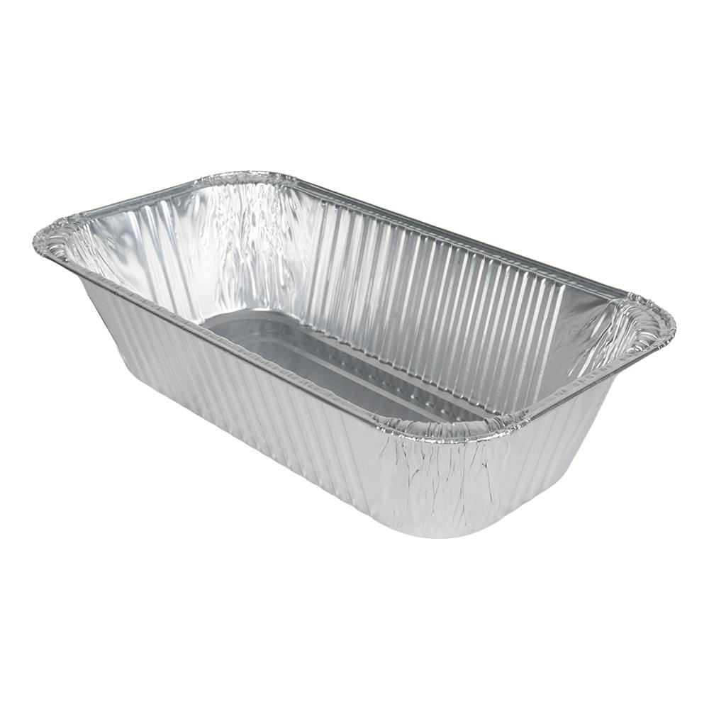1/3 Size Silver Foil Deep Steam Table Buffet Pan (Lid Sold Separately) - Case of 100