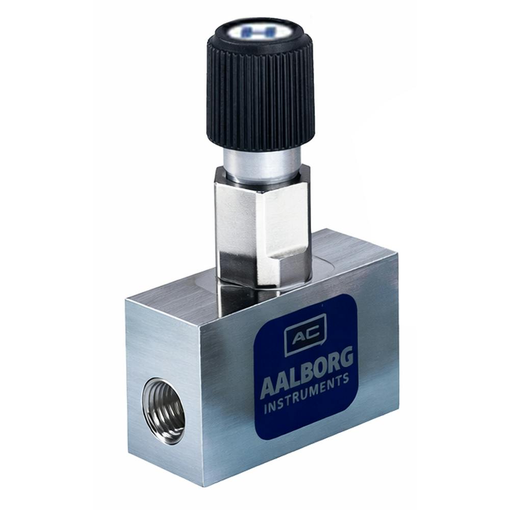 1/8" FNPT x 1/8" FNPT Stainless Steel Straight CV™ Series Utility Barstock Needle Valve - 0.30 Cv
