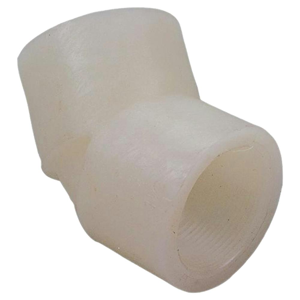 1-1/2" FNPT x 1-1/2" FNPT Chemtrol® Natural Kynar® PVDF Schedule 80 Threaded 45° Elbow
