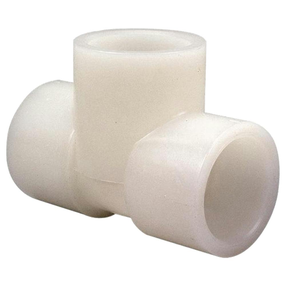 1" Socket x 1" Socket x 1" Socket Chemtrol® Natural Kynar® PVDF Schedule 80 Socket Tee