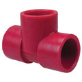 3/4" Socket x 3/4" Socket x 3/4" Socket Chemtrol® Red Kynar® PVDF Schedule 80 Socket Tee