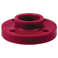 1/2" Socket Chemtrol® Red Kynar® PVDF Schedule 80 Heavy-Duty Socket Flange