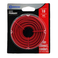 18 AWG 16-Strand Primary Wire with Red PVC Insulation - 40' Coil in Blister Pack
