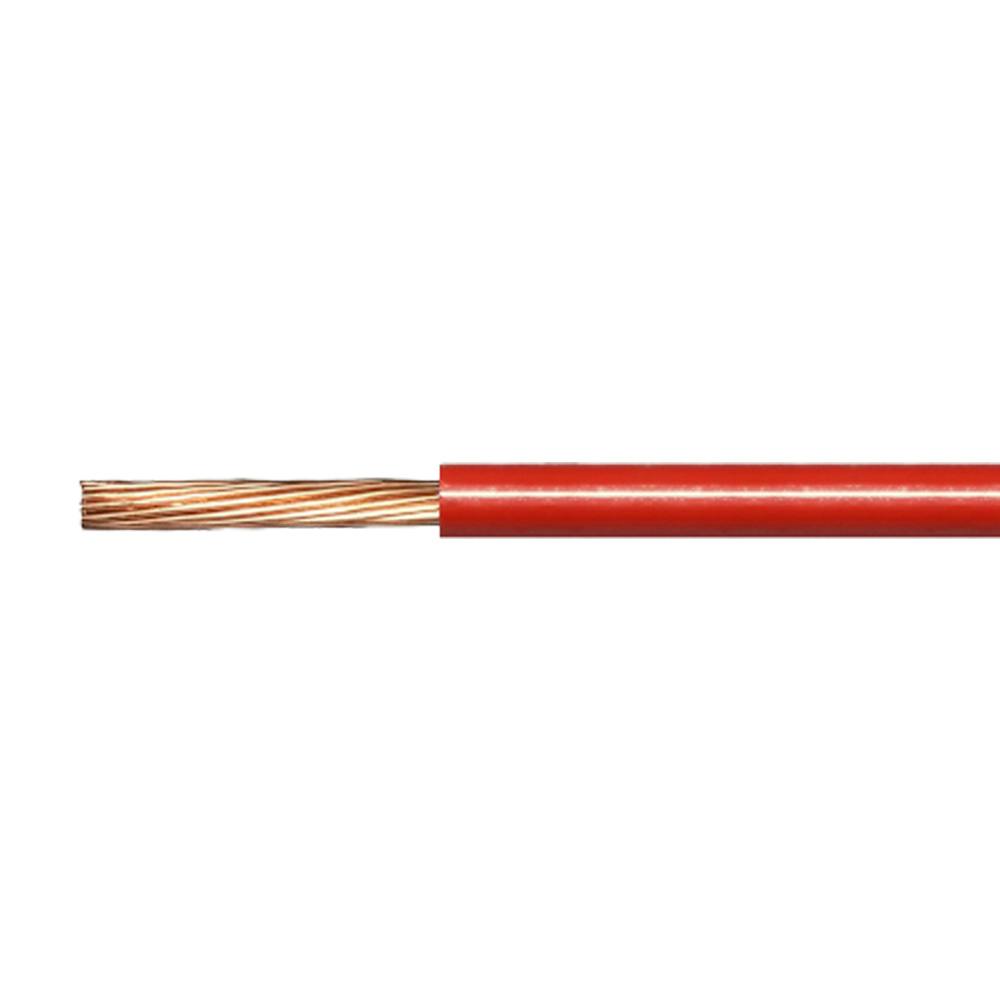 10 AWG 19-Strand THHN Hook-Up Wire with Red PVC Insulation - 48' Coil in Dispenser Bag