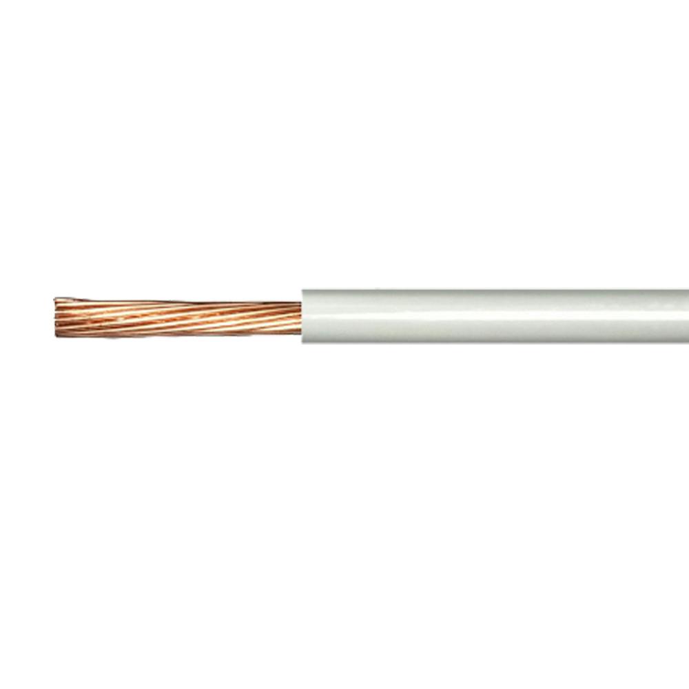 14 AWG 19-Strand THHN Hook-Up Wire with White PVC Insulation - 48' Coil in Dispenser Bag