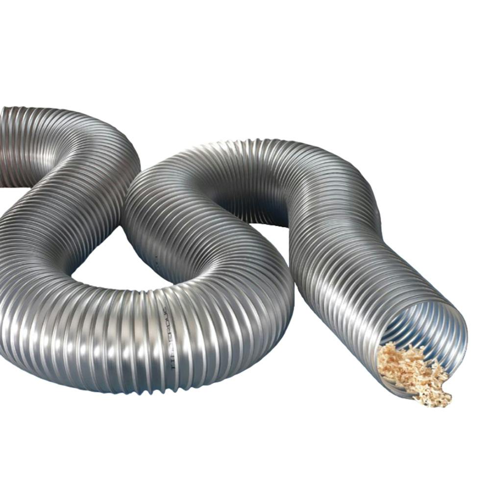 2.5" ID x 2.874" OD TIMBERDUC® PUR 531 AS Antistatic Translucent Silver Polyurethane Hose