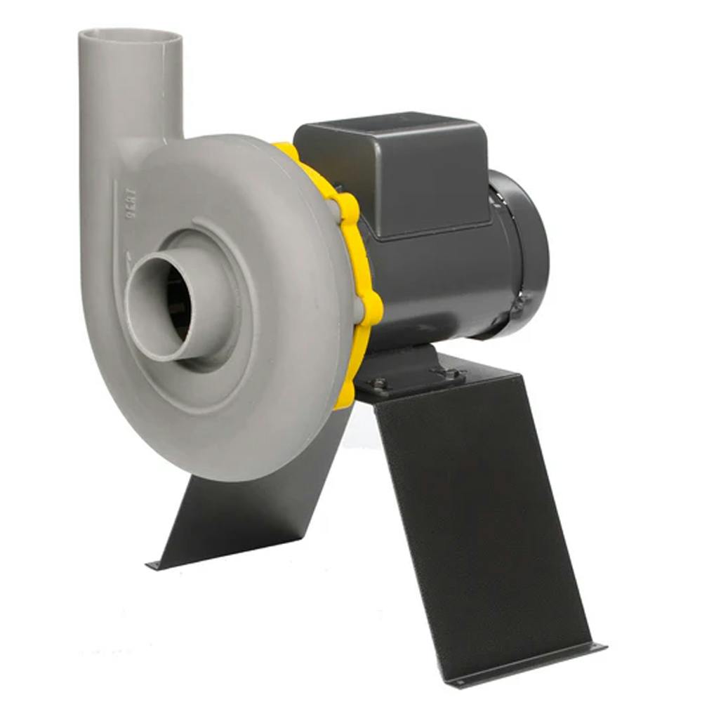 Storm 12 Polypropylene Direct Drive Forward Curve Blower with 0.5 HP, 3370 RPM, 115/208-230V, 1 Phase, TEFC Motor - CCW (Stand Sold Separately)