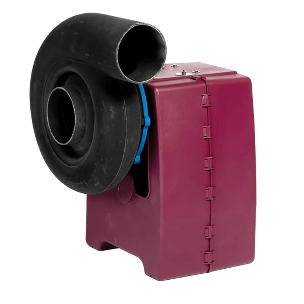 Storm 16 Polypropylene Direct Drive Forward Curve Blower with 3 HP, 3490 RPM, 208-230/460V, 3 Phase, TEFC Motor - CCW (Stand Sold Separately)