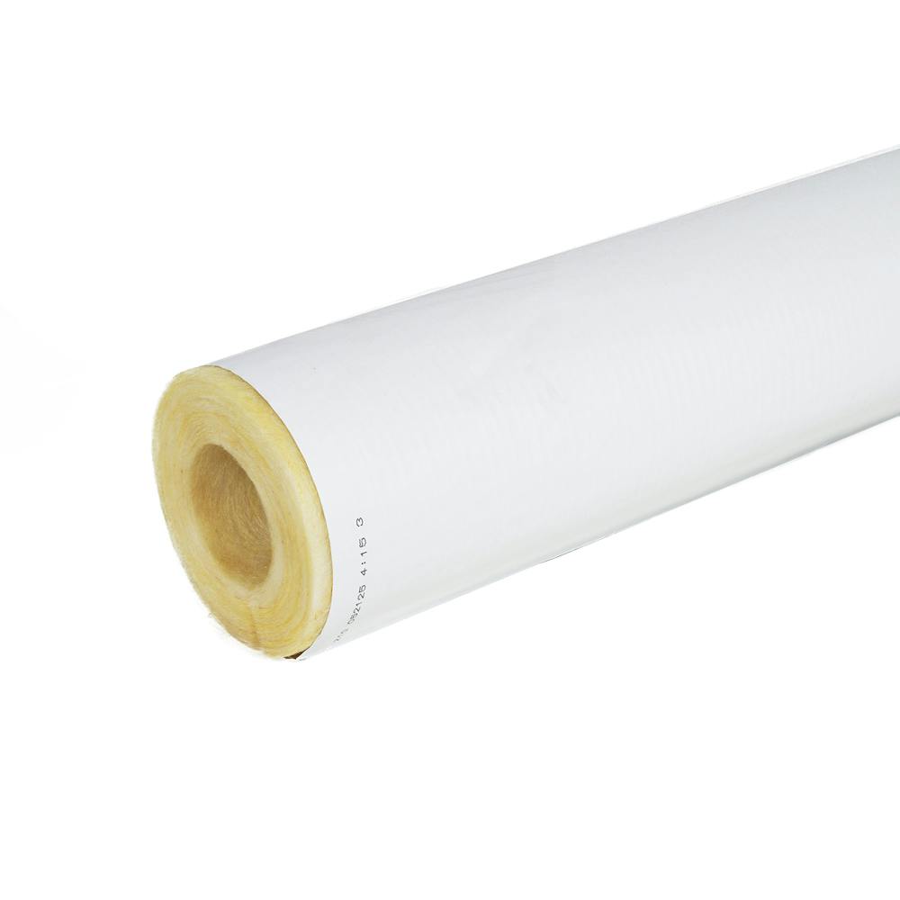 1-1/2" ID x 1" Wall Micro-Lok® HP Ultra Fiberglass Pipe Insulation - 3' Length