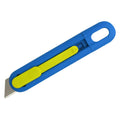 Blue & Green Volo™ Reusable Auto-Retracting Safety Knife with Rounded Tip Blade