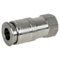 1/4" Body x 1/4" FNPT Stainless Steel Multisocket Universal Pneumatic Coupler