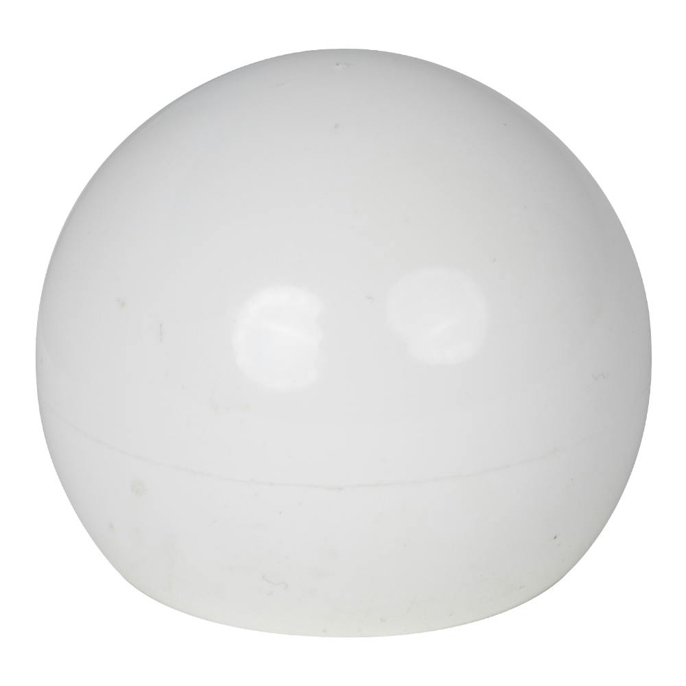 20/415 White Polypropylene Unlined Round Ball Cap