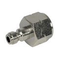 1/4" Body x 1/2" FNPT Nickel-Plated Brass TRU-FLATE® (Automotive) Interchange Pneumatic Quick Disconnect Plug