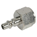 1/4" Body x 3/8" FNPT Nickel-Plated Brass ARO Interchange Pneumatic Quick Disconnect Plug