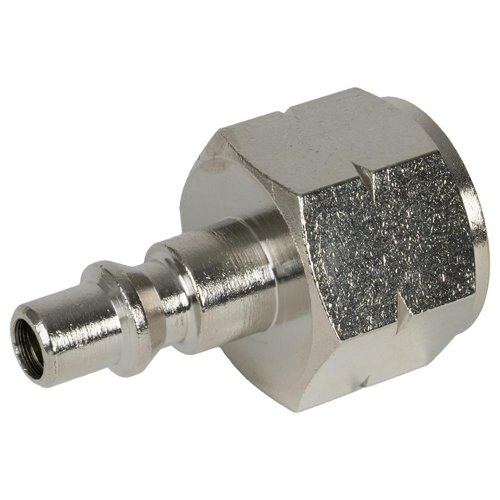 1/4" Body x 1/2" FNPT Nickel-Plated Brass ARO Interchange Pneumatic Quick Disconnect Plug