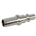 1/4" Body x 3/8" Hose Barb Nickel-Plated Brass ARO Interchange Pneumatic Quick Disconnect Plug