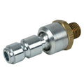 3/8" Body x 1/4" MNPT Brass/Steel Automotive Interchange Pneumatic Ball Swivel Connector