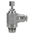 1/2" Tube x 1/2" MPT Brass Needle Valve, Controlled Flow: In