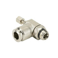 3/8" Tube x 1/4" MPT Brass Needle Valve, Controlled Flow: In