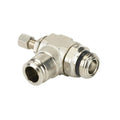 1/2" Tube x 1/2" MPT Brass Needle Valve Bi-Directional Flow