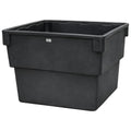 2000 Gallon Black MDPE Square Open Top Secondary Containment Tank - 96" L x 96" W x 68" Hgt.