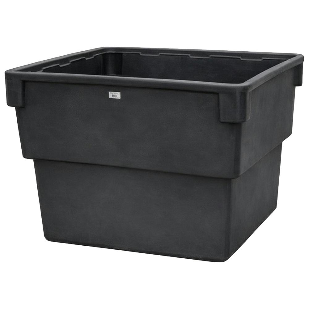 2000 Gallon Black MDPE Square Open Top Secondary Containment Tank - 96" L x 96" W x 68" Hgt.