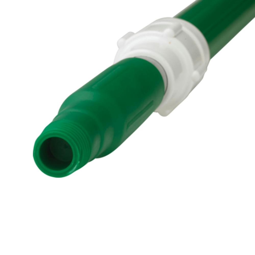 62" to 109.4" Green Vikan® Polypropylene & Aluminum Telescopic Handle