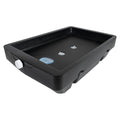 9 Qt Black Closed-Top Drain Pan