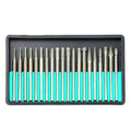 20-Piece Assorted Diamond Point Set with 1/8" Shank for Rotary Tools
