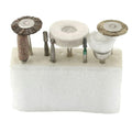 8-Piece Mini Abrasive Kit with 3/32" & 1/8" Shanks for Rotary Tools