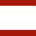 3/4" x 48" x 48" Matte Red/White/Red King ColorCore® Engravable HDPE Sheet