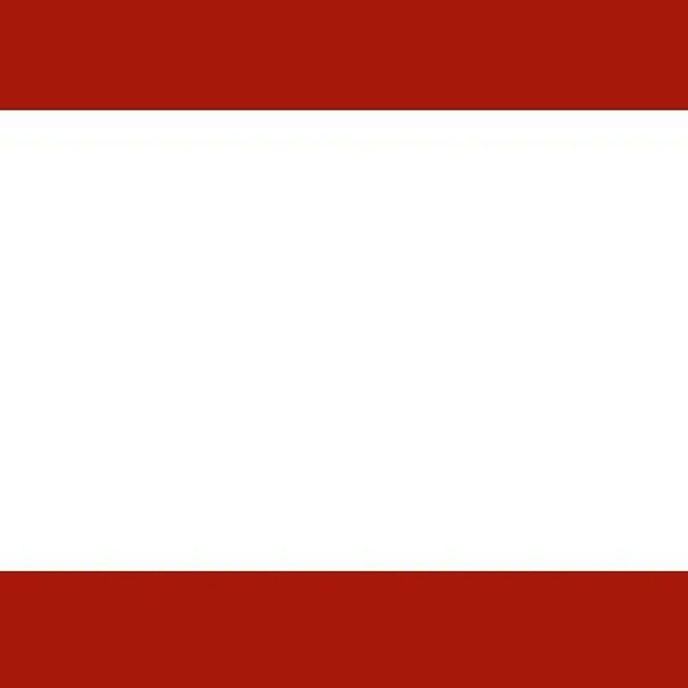 3/4" x 48" x 48" Matte Red/White/Red King ColorCore® Engravable HDPE Sheet