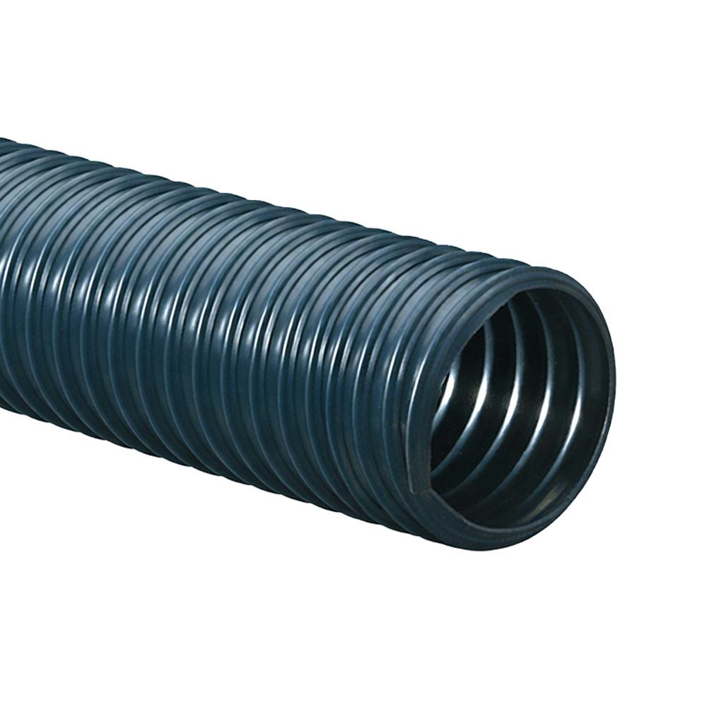 4" ID Flexadux® PV R-3 Heavy-Duty Blue PVC Hose with Coated Spring Steel Wire Helix