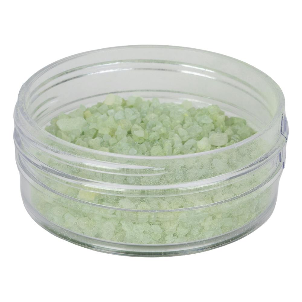 1/2 oz. Clear Polystyrene Straight-Sided Round Jar with 53/400 Neck (Cap Sold Separately)