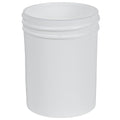 3 oz. White Polypropylene Straight-Sided Round Jar with 53/400 Neck (Cap Sold Separately)