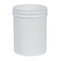 6 oz. White Polypropylene Straight-Sided Round Jar with 63/400 Neck (Cap Sold Separately)