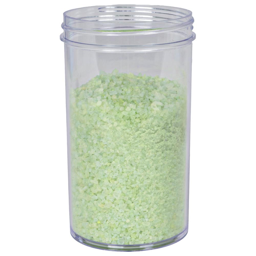 8 oz. Clear Polystyrene Straight-Sided Round Jar with 63/400 Neck (Cap Sold Separately)