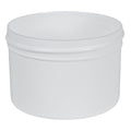 6 oz. White Polypropylene Straight-Sided Round Jar with 83/400 Neck (Cap Sold Separately)