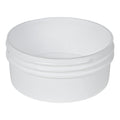 4 oz. White Polypropylene Straight-Sided Round Jar with 89/400 Neck (Cap Sold Separately)