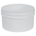 6 oz. White Polypropylene Straight-Sided Round Jar with 89/400 Neck (Cap Sold Separately)
