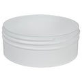 6 oz. White Polypropylene Straight-Sided Round Jar with 100/400 Neck (Cap Sold Separately)