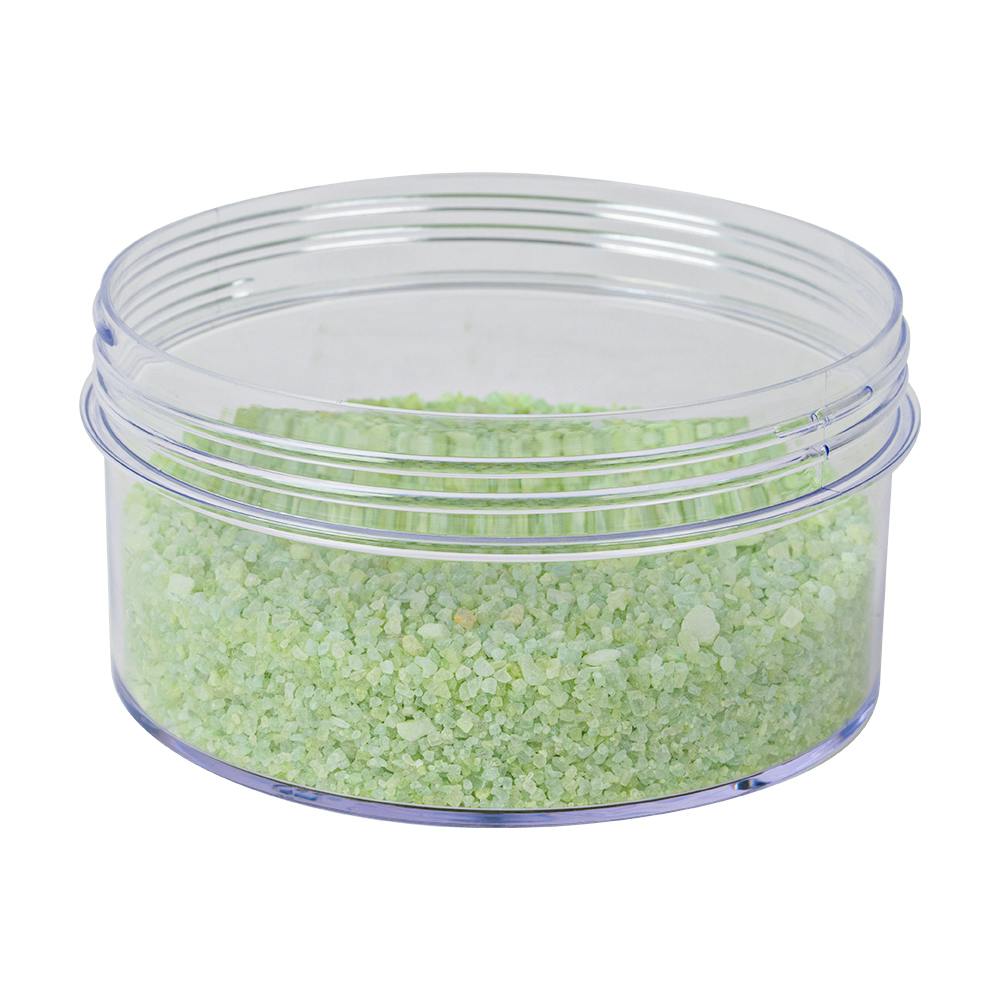 16 oz. Clear Polystyrene Straight-Sided Round Jar with 120/400 Neck (Cap Sold Separately)